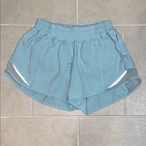 highly coveted blue glow lulu shorts!